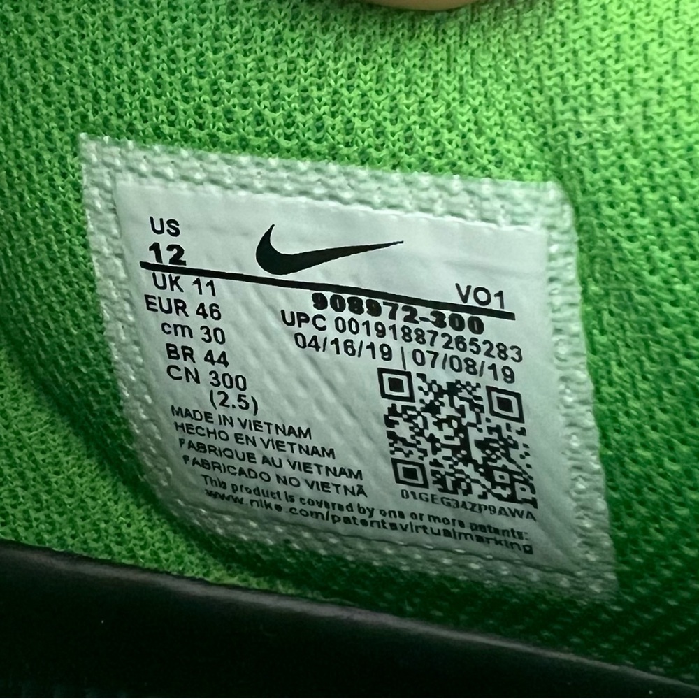 ✔️NIB✔️ NIKE Kobe Mamba Rage Grinch - Picture 9 of 12